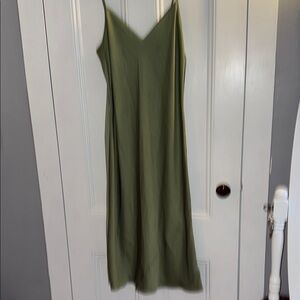 Wilfred Olive Green Maxi Dress
